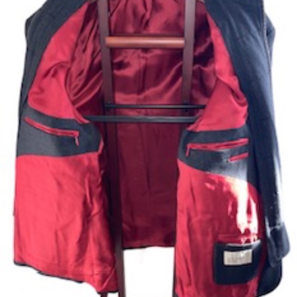 RIVIERA RED Boston Hybrid Zip out Wool Blazer size 48R - Picture 6 of 12